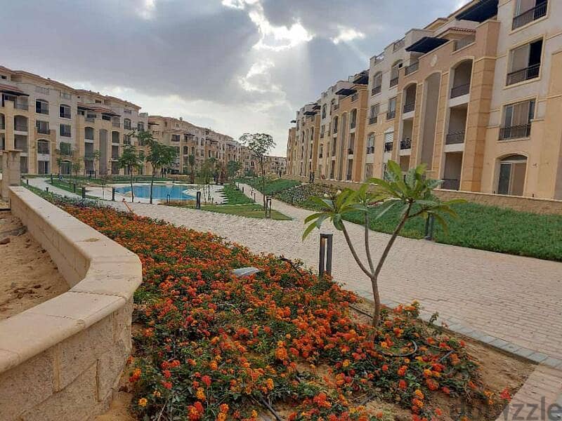 Receive the penthouse ready to move with equal installments in the heart of the Fifth Settlement, with a private garden area in Stone Residence 8