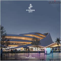 "The best investment opportunities in the administrative capital, specifically in Pyramids City, the largest commercial mega mall adjacent to R7, R8, 0