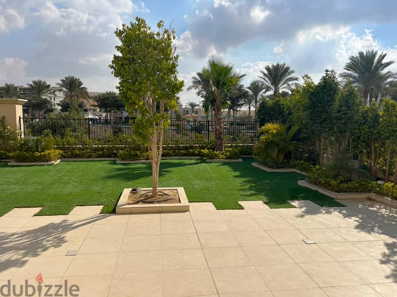 Twinhouse 310m fully finished with lake view for sale in Uptown Cairo 3