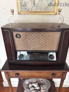 Radio wood antique 1952 made in Germany