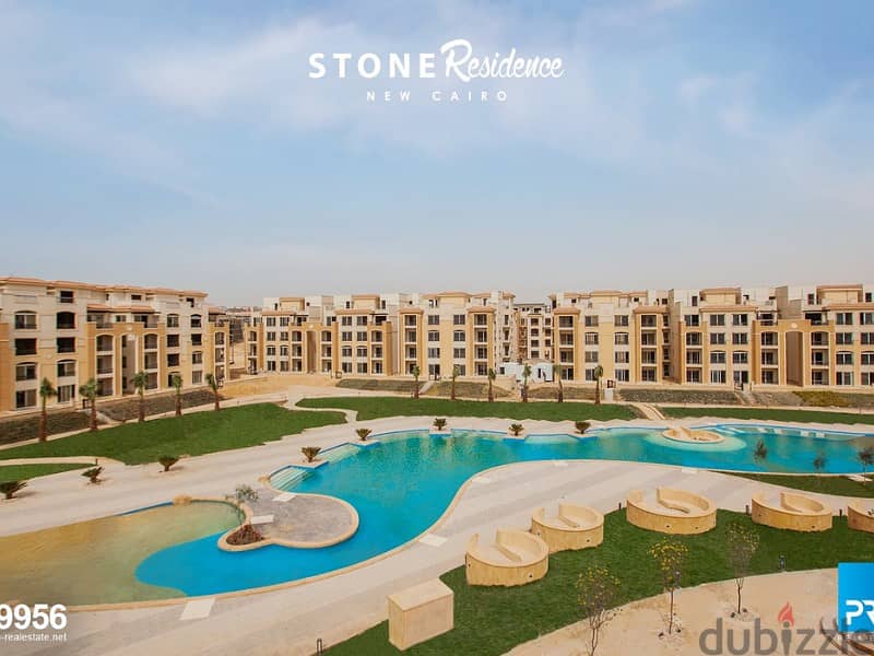 Receive a ready-to-move-in penthouse with equal installments in the heart of the Fifth Settlement with a private roof area of 123 meters in Stone Resi 4
