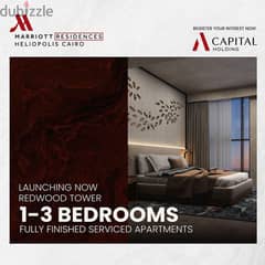 Hotel Apartment Fully Finished Operated By Marriott In Compound Marriott Residences Masr Elgdida / شقة فندقية متشطبة تحت ادارة فندق ماريوت 0