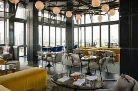Restaurant or cafe, ground floor, 126 meters, direct frontage on the Embassy District in R8, with the highest population density,