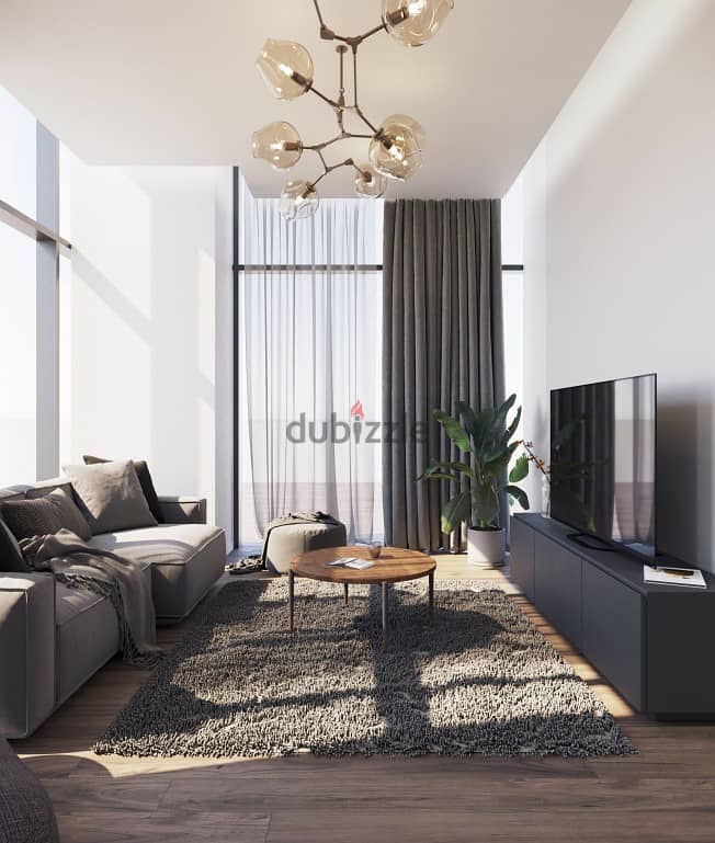160 meter apartment with only 5% down payment, excellent location directly on the Embassy District and the central axis with the strongest developer 3