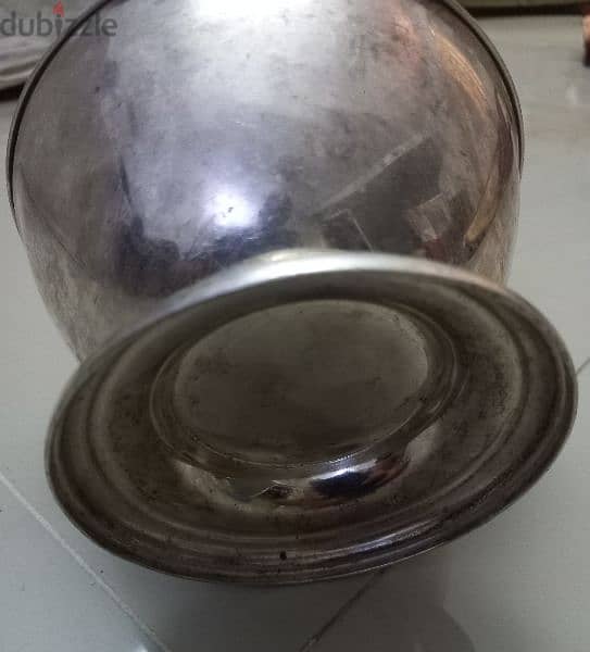 طبق فضة كلاسيكي مع غطاء فضة vintage silver bowl WMF Germany 1