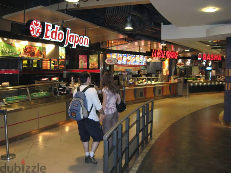 Food court restaurant at the opening price, with a 12-year installment, with a rental contract returning to the downpayment, first row on Central Park 6