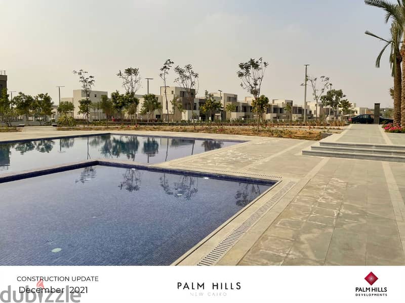 شقة للبيع 175 متر كاملة التشطيب بأميز موقع Cleo Palm Hills التجمع الخامس 6