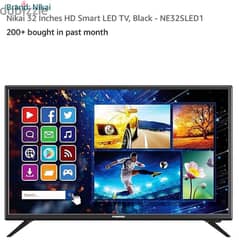 TV 32 inch HD smart LED, Black used almost New