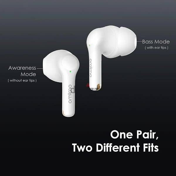 Oraimo FreePods 3C OEB-E104DC True Wireless Earbuds - White (New) 2