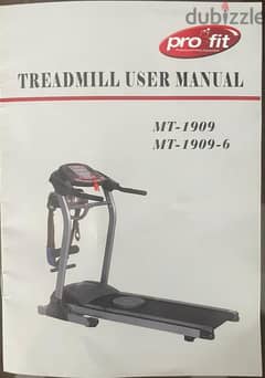 Pro fit 1909-6 Treadmill - 120 Kg 0
