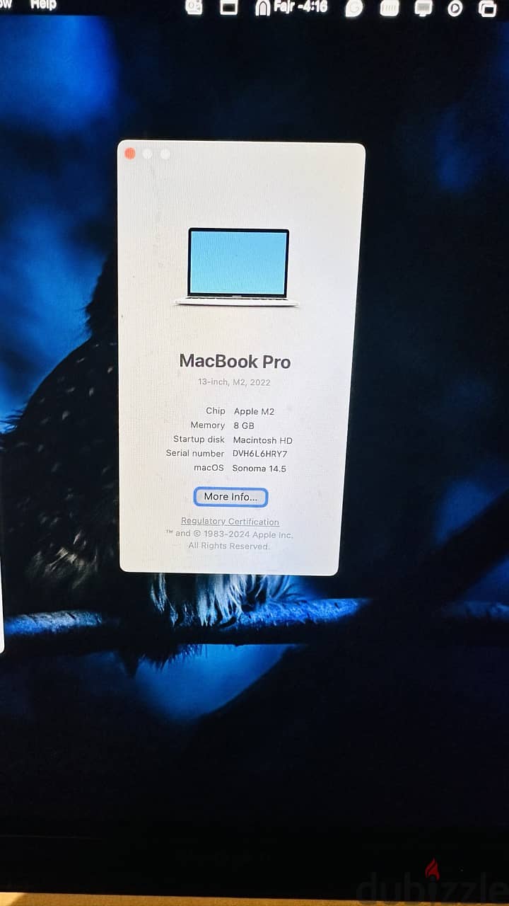 MacBook Pro (13-inch, M2, 2022) - 512 G 3