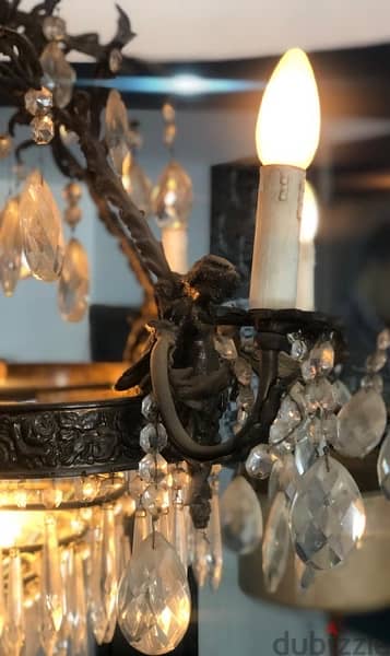 handmade copper chandelier نجفة نحاس 3