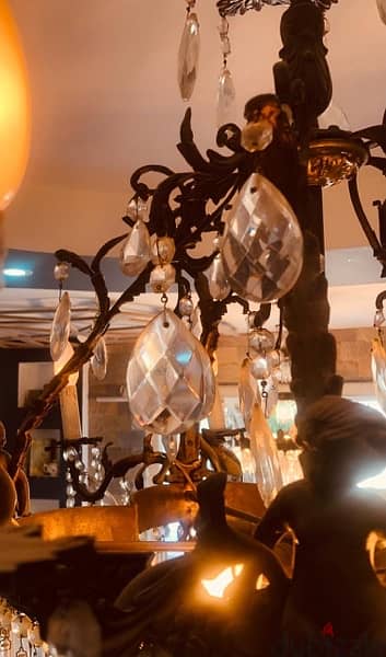 handmade copper chandelier نجفة نحاس 10
