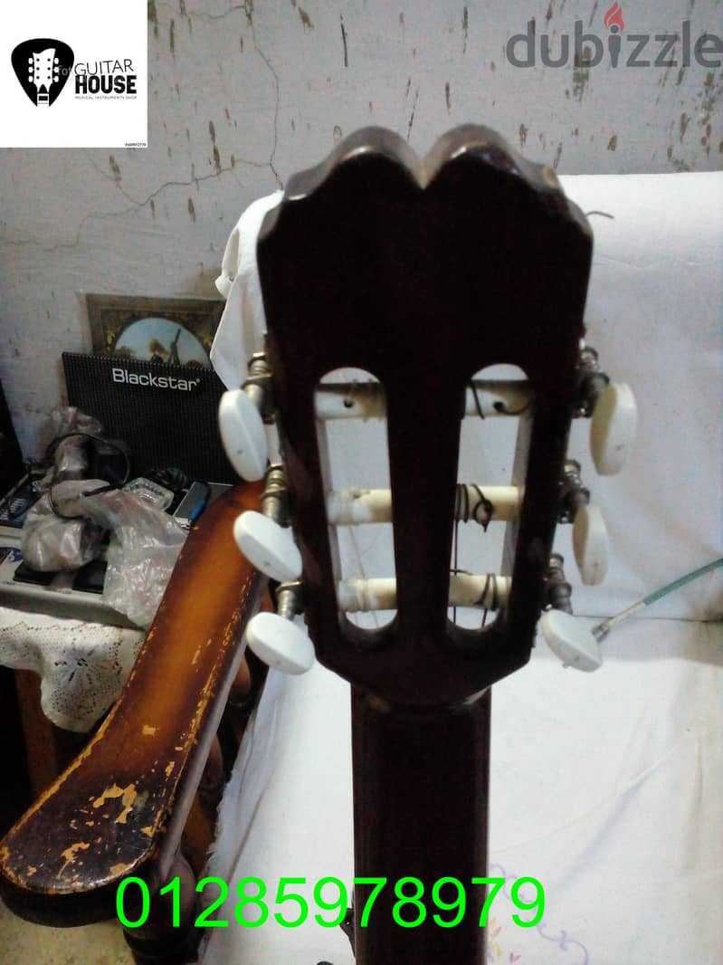 ADMIRA Juanita-e Classical Guitar made in spain جيتار  صناعة اسبانية 8
