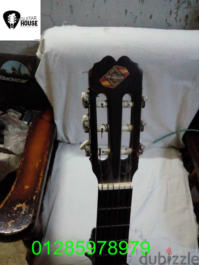 ADMIRA Juanita-e Classical Guitar made in spain جيتار  صناعة اسبانية 13