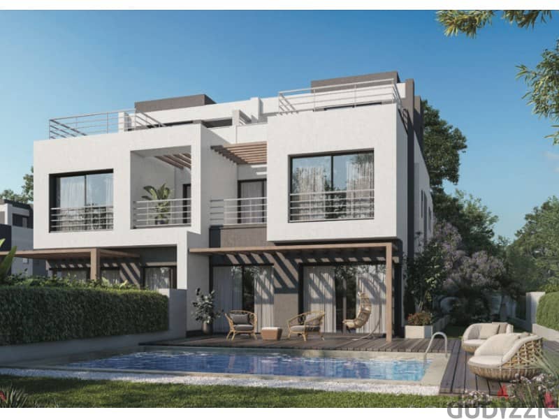 Palm Hills New Cairo    Townhouse Corner with the best view in the heart of New Cairo with the lowest down payment and the best installments system 2