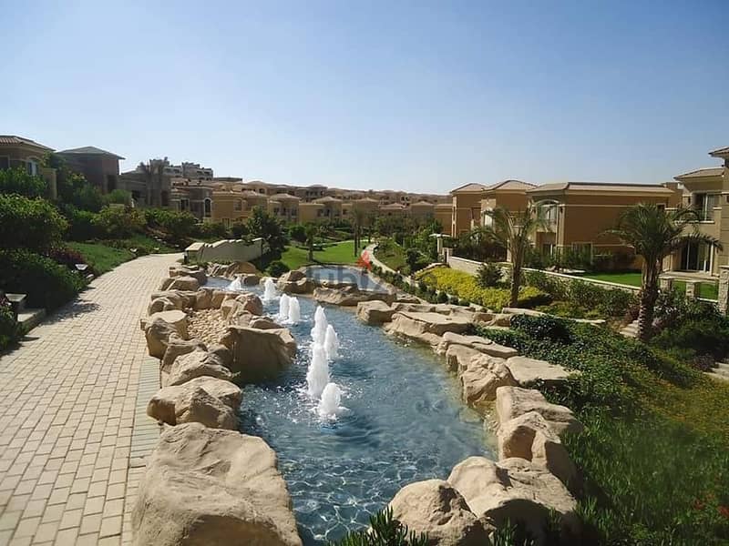 Standalone villa 450 sqm in New Cairo near Cairo Festival in Stone Park Compound 7