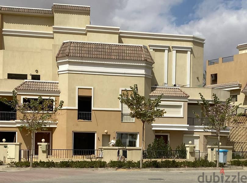 Villa for sale in Sarai Compound, New Cairo, with a cash discount of up to 42%, ground floor, garden, first floor, penthouse 7