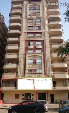 Shop by owner for sale in the most amazing location in Nasr City on Zakir Hussein Main Street