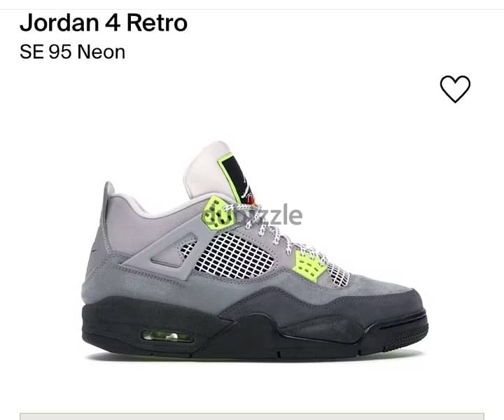 جوردن ٤/jordans 4  اصلية 100% مقاس 37.5 2