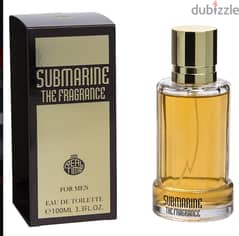 “Submarine” perfume (Eau de Toilette) for men 100 ml, brand “Real time 0