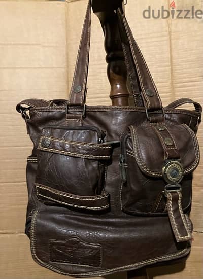 vintage Xiangyu leather bag authentic 75%off