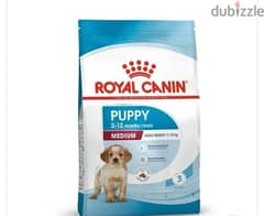 Royal Canin Medium Puppy 15 KG Dry Food New رويال كانين