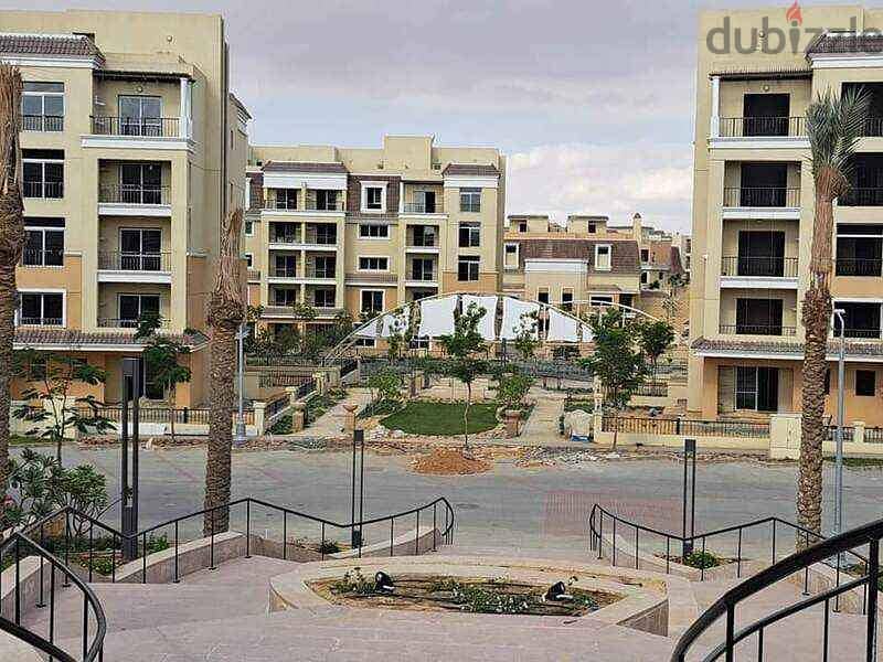 Apartment for sale 156m with 10% down payment and installments over 8 years in Saray Compound next to Madinaty 7