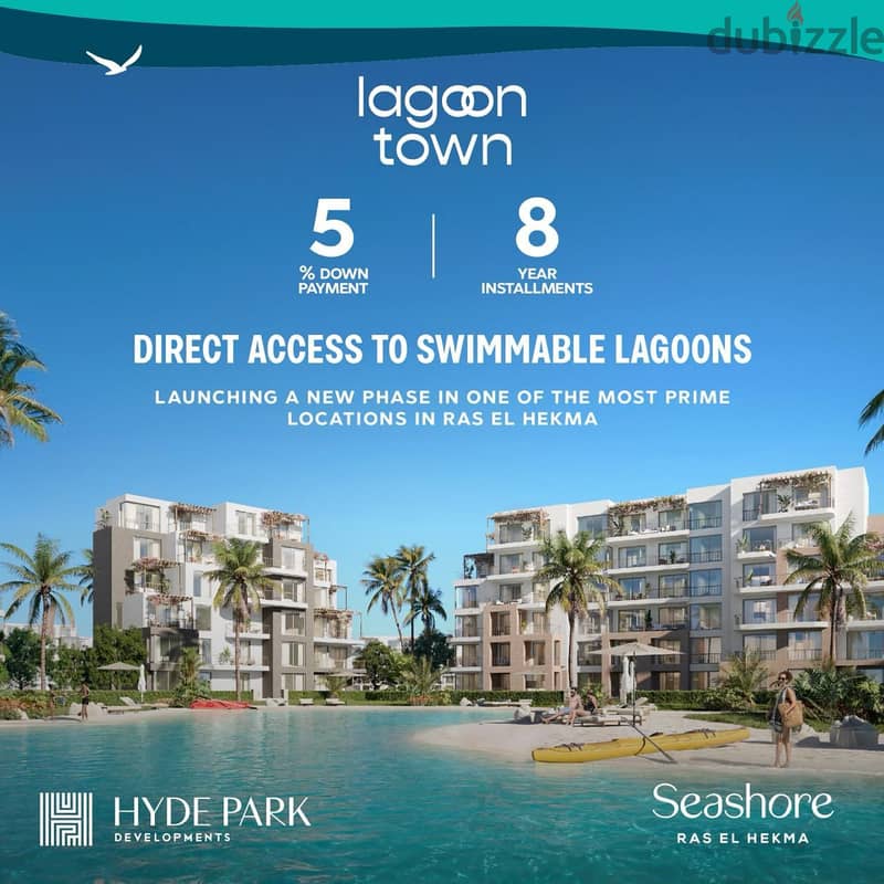 Seize the opportunity89meter chalet for sale Sea View Hyde Park Developments is launching Lagoon Town at Seashore Seashore Village the coast 11