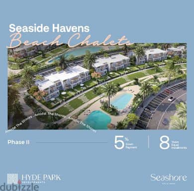 Seize the opportunity89meter chalet for sale Sea View Hyde Park Developments is launching Lagoon Town at Seashore Seashore Village the coast 15
