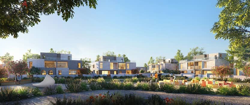 توين هاوس للبيع استلام 2025 موقع مميز في كمبوند فاي سوديك - Vye Sodic Compound 1