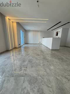 Apartment for sale, 243 square meters, ground floor, with garden, finished, ultra modern, next to AUC, in Amorada Compound, Fifth Settlement