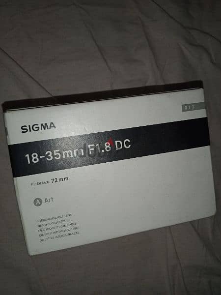 sigma art 18-35 A 1.8 f for Nikon 1.8 فتحة عدسة 3