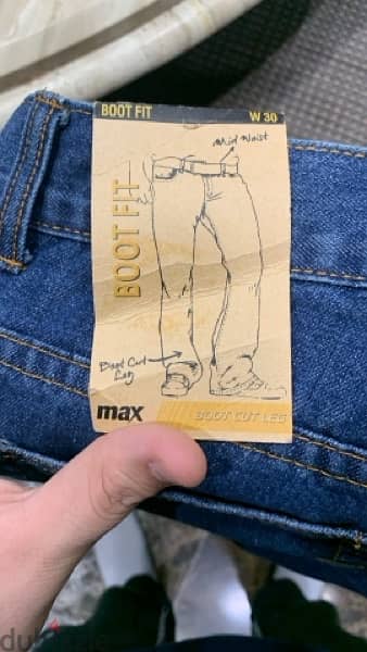 بنطلون Max widel leg size 30 2