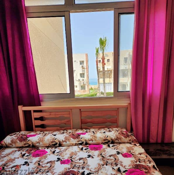 شاليه تلت غرف بالمعمورة الشاطئ للايجار 8
