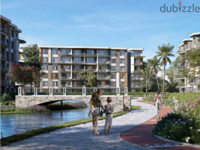 Apartment 172 m corner View Lagoon Direct For Sale with installments at Palm Hills New Cairo 1