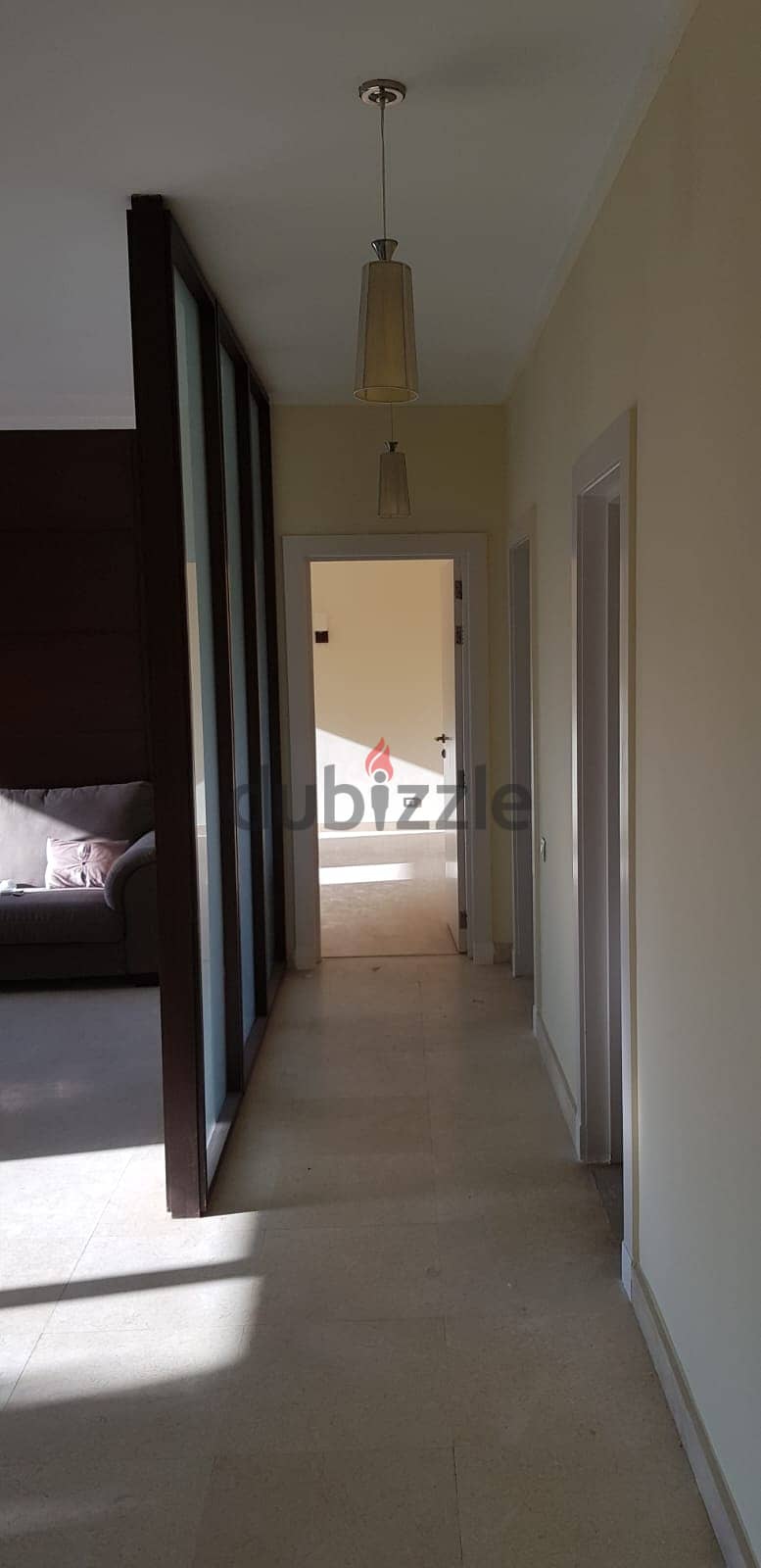 ground floor apartment with private garden near by point 90 mall with AC's and kitchen 5