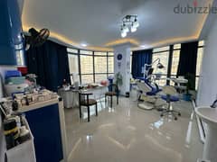 شقة اداري وعيادة اسنان للتمليك بميدان الساعة فكتوريا مرخصة  120 متر