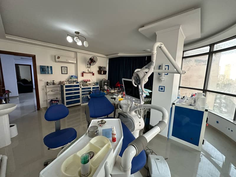 شقة اداري وعيادة اسنان للتمليك بميدان الساعة فكتوريا مرخصة  120 متر 1