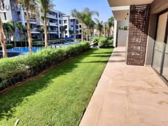 For rent, a super lux finished apartment, first use with kitchen and air conditioners, in The Waterway, Fifth Settlement, next to  El Rehab 0