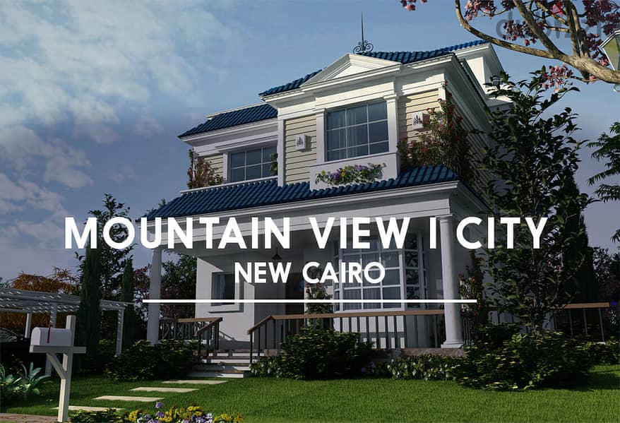 Villa for sale Immediate Receipt Resale Mountain View iCity Fifth Settlement 3 master BD Excellent location and view payment in cash or Installment 10