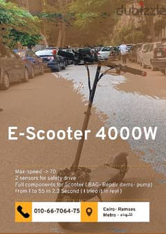 Electric scooter 4000W