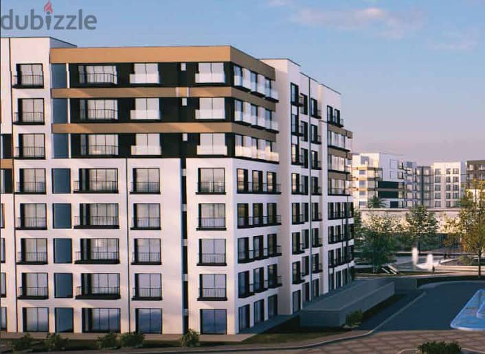 With a 10% down payment and installments over 10 years, an apartment for sale in the first Smart Compound in the Administrative Capital 3