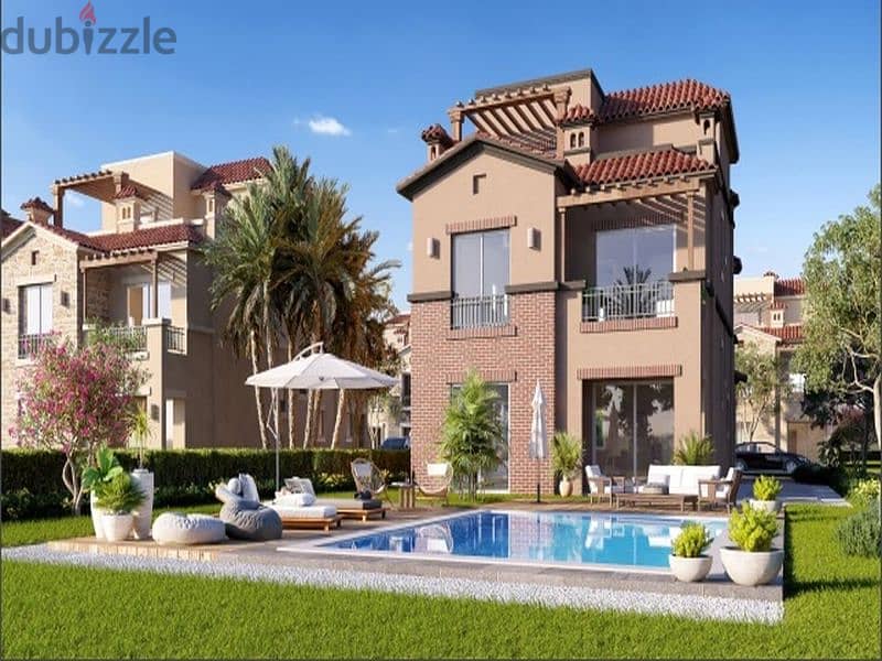 Townhouse villa for sale in La Vista City, New Cairo, with a 20% discount on cash and installments over 5 years 9