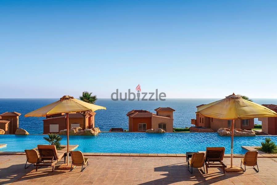 2-room chalet for sale (lowest price) directly on the sea in Ain Sokhna Hills 4