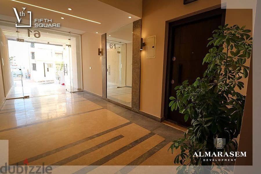 Apartment for sale, 205 sqm, Ready to move, finished, with air conditioners, in Fifth Square, New Cairo شقة للبيع استلام فوري متشطبة فيفث سكوير التجمع 6