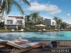 own a chalet on the North Coast with a private garden area of 131 meters, with a 10% down payment, fully finished with air conditioners - Al Qamzi 0