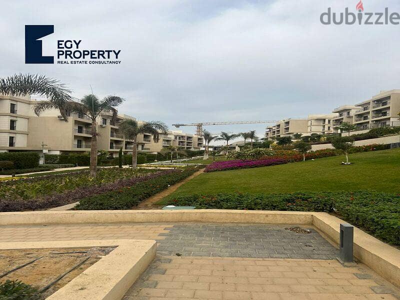 Apartment fully finished for sale in Al Marasem Fifth square with 10% down payment and installments with greenery view 2