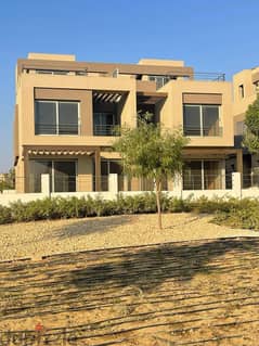 Townhouse for Sale with Down Payment and Installments in Palm Hills New Cairo Very Prime Location Open View
