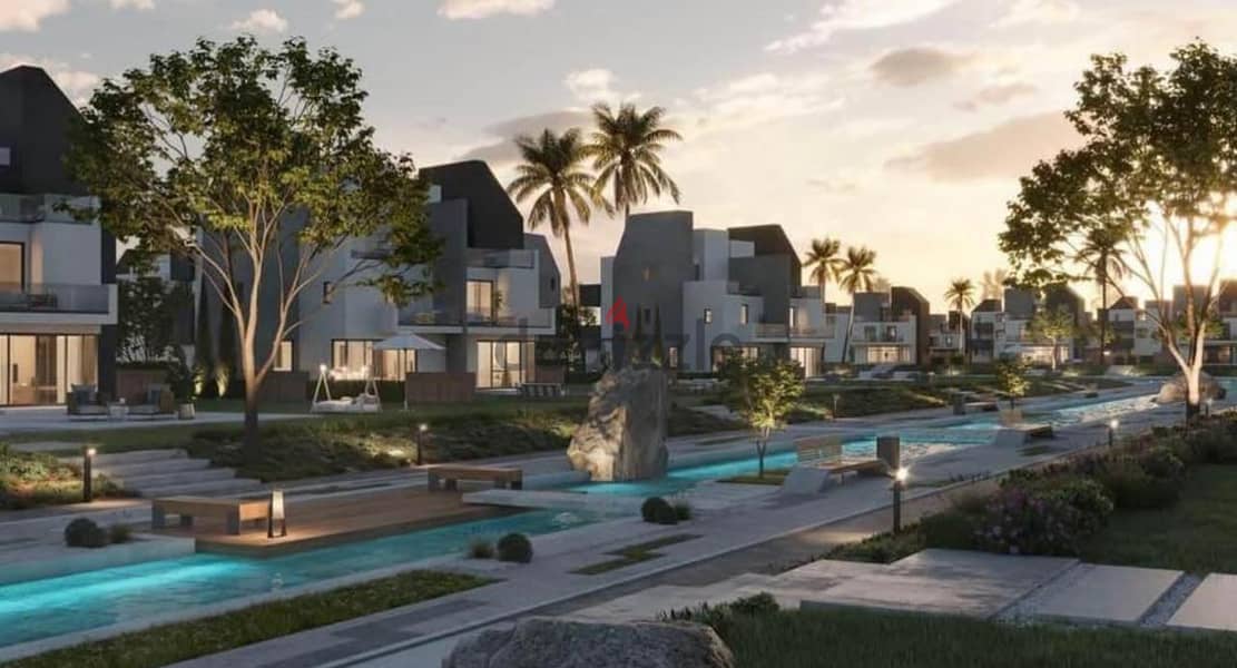 Town house villa resale  from Rivers Misr Development Company in New Sheikh Zayed 4